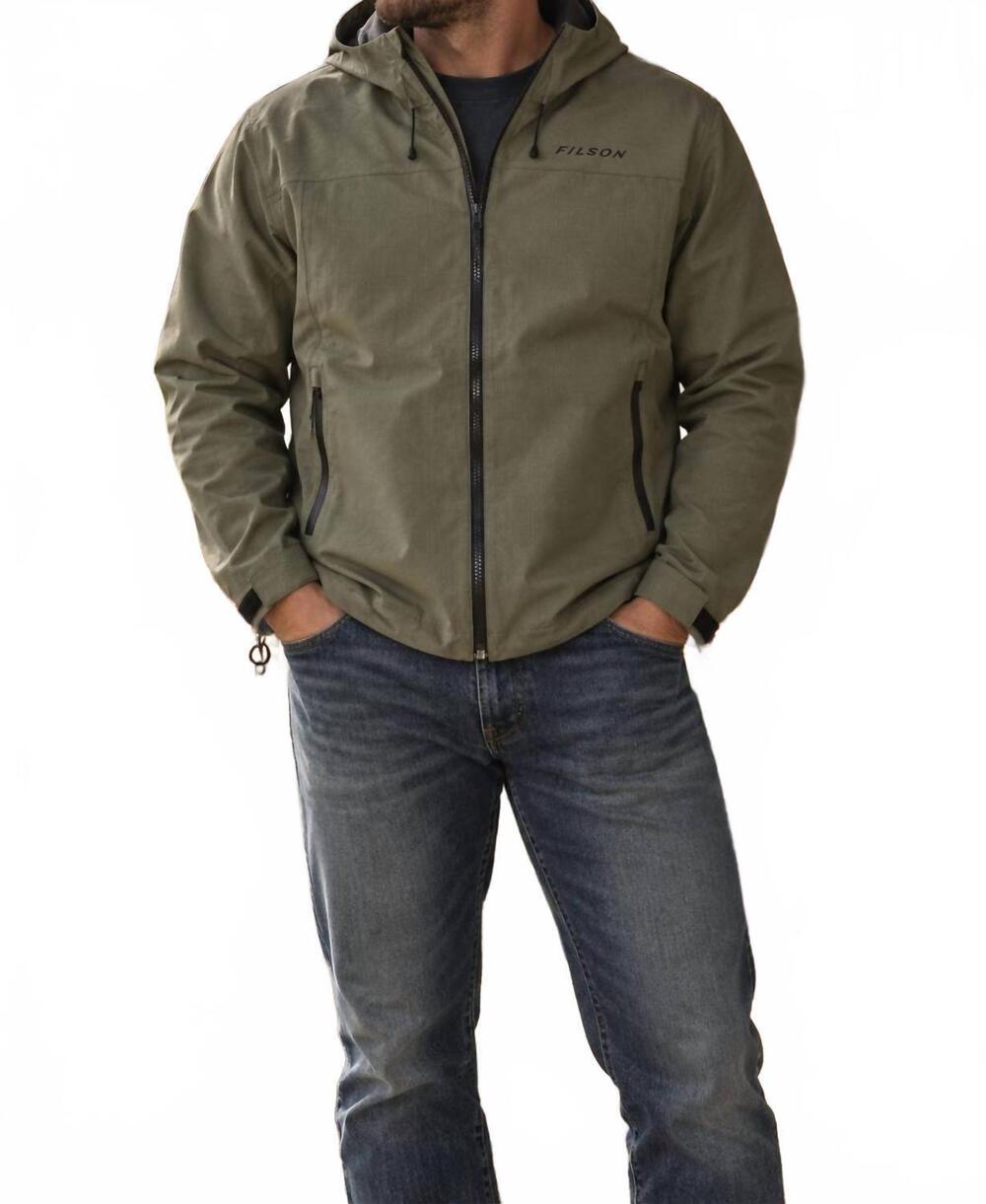 NEW FILSON swiftwater rain jacket in service green